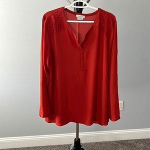 Van Heusen womens long sleeve blouse